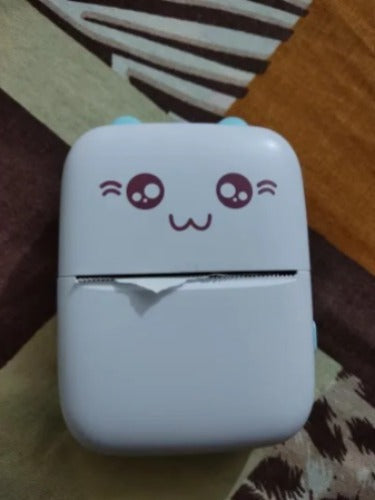 Mini Portable Thermal Printer | Wireless Bluetooth Pocket Photo Printer | 1 Paper Roll Included | Random Colour