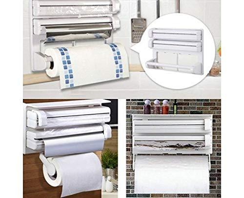 4in1 Tissue Dispenser Towel Paper Napkin Tissue and Wrap Holder