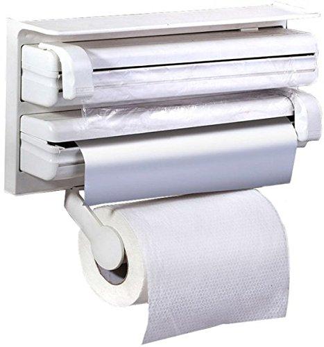 4in1 Tissue Dispenser Towel Paper Napkin Tissue and Wrap Holder