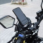 Motorcycle Mobile Holder With Charger Aluminium Body Durable And Convenient