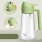 2-in-1 Oil Spray Bottle | Adjustable Mist & Dispenser | 470ml Leak-Proof Glass Container | For Cooking, BBQ, Baking & Air Fryer 500ml (Random Color)