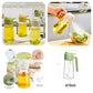 2-in-1 Oil Spray Bottle | Adjustable Mist & Dispenser | 470ml Leak-Proof Glass Container | For Cooking, BBQ, Baking & Air Fryer 500ml (Random Color)