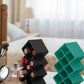 Plastic 10 Grid Lipstick Organizer with Storage Box – Makeup Holder for Lipsticks & Cosmetics - With Box (Random Color)