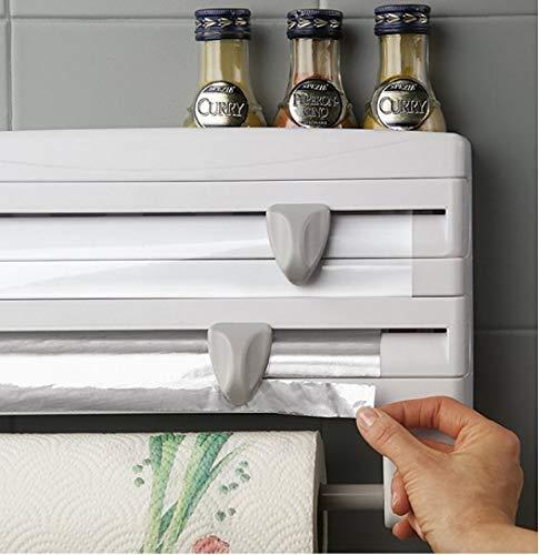 4in1 Tissue Dispenser Towel Paper Napkin Tissue and Wrap Holder
