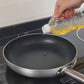 2-in-1 Oil Spray Bottle | Adjustable Mist & Dispenser | 470ml Leak-Proof Glass Container | For Cooking, BBQ, Baking & Air Fryer 500ml (Random Color)